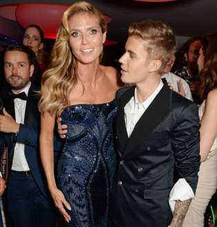 Heidi e Justin durante a festa em Cannes (Foto: Reprodução/Instagram)