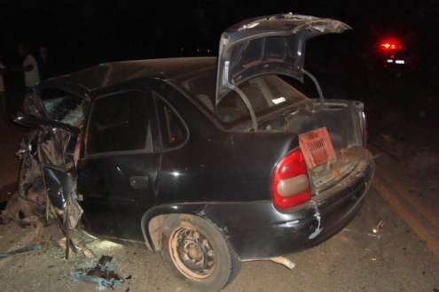 MG - Motorista bebado se envolve em acidente e mata dois em Lagoa Grande