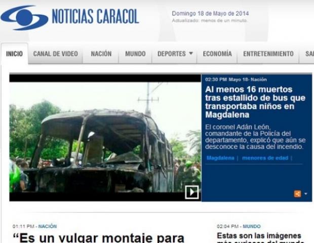 América - Incêndio em ônibus mata 16 pessoas na Colômbia, a maioria crianças