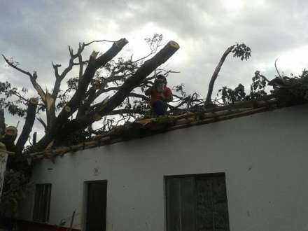 Norte de Minas - Corpo de Bombeiros de Taioberas, divulga informações atualizadas sobre os estragos provocados por forte temporal