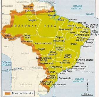 Brasil - Estudo mostra falta de controle nas fronteiras do país durante a Copa