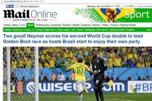 Ingleses apontaram o protagonismo do camisa 10 brasileiro