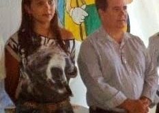 Prefeito Ramon Campos Cardoso e sua mulher Shirley Costa