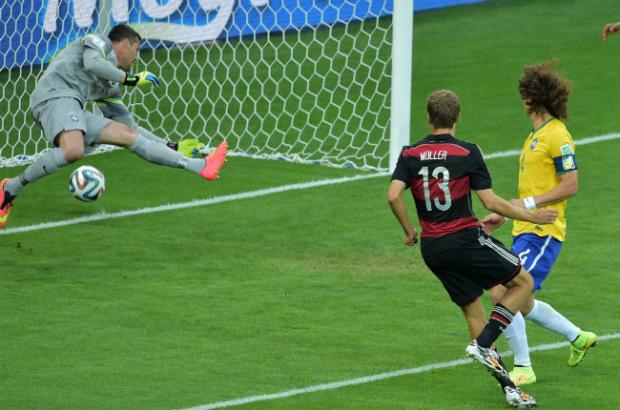 Goleada sobre o Brasil contribuiu para que apostas fossem na Alemanha de Müller. Foto: AFP