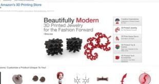 Novo site negocia produtos feitos em impressora 3D como bijuterias e utensílios para casa