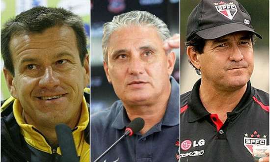 Dos três candidatos, o nome de Dunga ganhou força nesta sexta; Tite é o favorito do povo e Muricy anda em descrédito