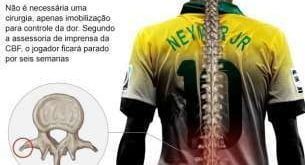 Copa 2014 - Neymar deixa concentração de helicóptero para se tratar de lesão