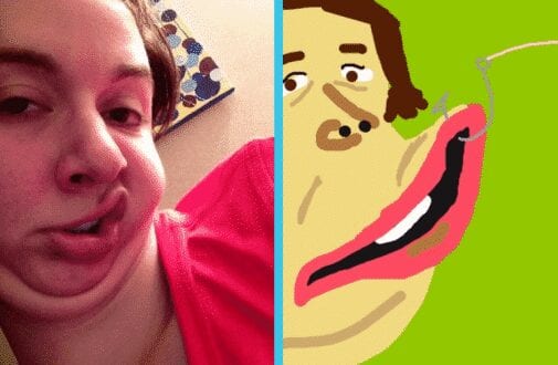 No app, usuários tiram selfies para outras pessoas os desenharem, inspirados por uma cena do filme de 1997