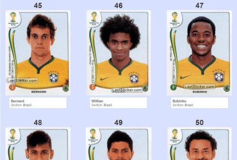 Figurinhas de jogadores da seleção brasileira sofrem desvalorização no mercado de trocas após a derrota