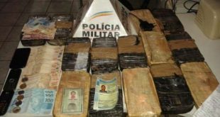 MG - Dupla é presa com 14 quilos de cocaína em Monte Alegre de Minas