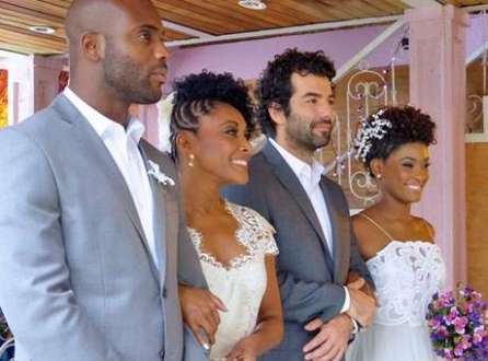 Alice e Neidinha se casam com Vitor e Theo