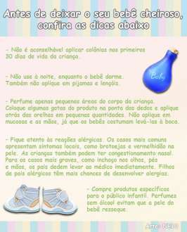 Beleza - Na hora de perfumar o bebê, é preciso ter cuidado para não cometer exageros