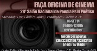 Montes Claros - Oficina de cinema do PSIU Poético 2014 está com inscrições abertas