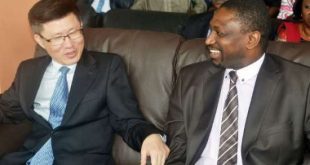 O embaixador do chinês esteve na Guiné para entrega de suprimentos médicos.