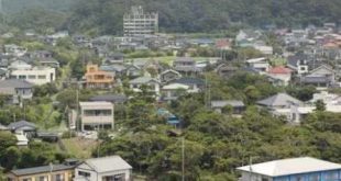 Vista geral de Onjuku, um dos municípios que podem perder mais da metade da população até 2040