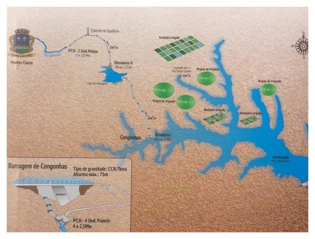 obra da barragem de Congonhas