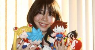 A londrinense vende as replicas de personagens famosos como o Obelix, Sonic, Batman e Robin e Sailor Moon em uma página do Facebook