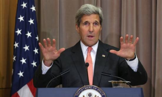 "Não devemos perder tempo para criar uma coalizão internacional para destruir a ameaça que o EI significa", afirmou o secretário de Estado americano, John Kerry.