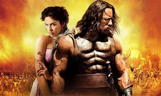 Ator Dwayne Johnson vive o papel de Hércules