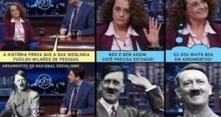 Comparada a Hitler, Luciana Genro estuda processar Danilo Gentili