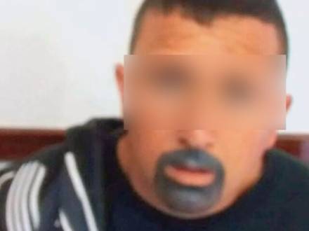 Éder Luiz da Silva usava um cavanhaque feito, aparentemente, por caneta quando foi preso