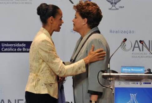 Eleições 2014 - No 2º turno, Marina tem 46% contra 44% de Dilma, diz pesquisa Datafolha 