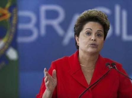 Dilma Rousseff, candidata à reeleição pelo PT