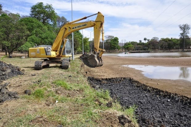 Montes Claros - Lagoa do Parque recebe medidas para evitar assoreamento