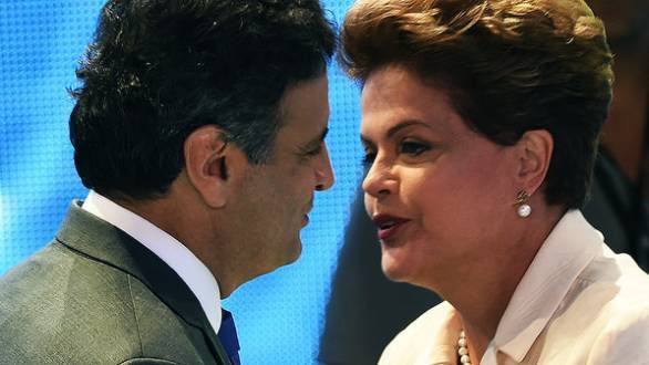 Eleições 2014 - Pesquisas mostram Aécio Neves à frente de Dilma Rousseff