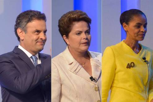 Eleições 2014 - Debate tem choque entre grandes, piadas, e falhas de Bonner