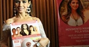 PREVENÇÃO - A cantora mineira Paula Fernandes abraçou a causa e tornou-se embaixadora do movimento