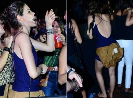 Laura Neiva tirou o salto alto para dançar funk
