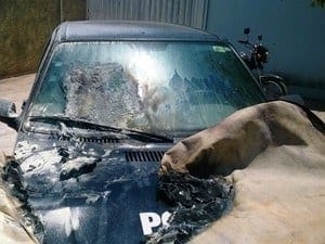 Norte de Minas - Homem é preso após colocar fogo em viatura e delegacia da PC em Espinosa