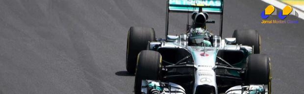 F1 - Nico Rosberg segura Lewis Hamilton no GP de Brasil e esquenta briga