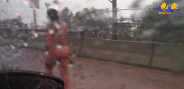 Ela tinha sido flagrada no último dia 6 de novembro na rua Pereira Franco