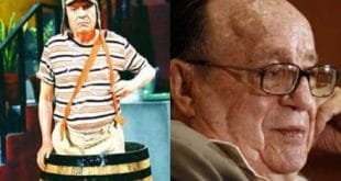 Chaves (Roberto Gómez Bolaños) - Bolaños morreu nesta sexta-feira (28), aos 85 anos. Ele, que já não podia mais sair de casa em Cancún, devido ao estado de saúde delicado, havia recentemente tranquilizado seus admiradores, ao negar sofrer de uma doença degenerativa