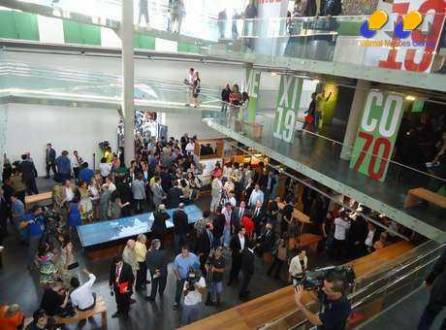 Museu lotado em sua inauguração, em 15 de junho deste ano