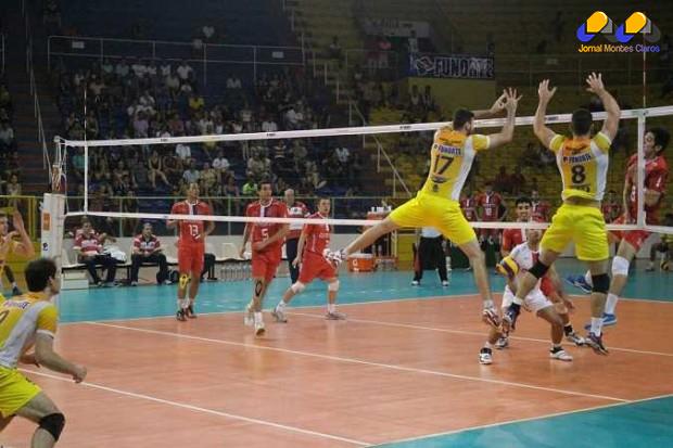 Vôlei - Susto no início, vitória tranquila no fim do Montes Claros Vôlei