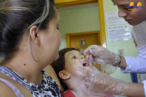 Montes Claros - Campanha de vacinação contra a paralisia infantil e o sarampo termina nesta sexta-feira‏