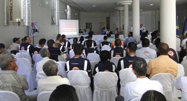 Em Monte Azul, a programação começou às 8h, com um curso de atualização em urgência e emergência ministrado pelo Núcleo de Educação Permanente do Samu