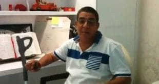Um show do cantor marcado para o dia 8 de novembro em Macaé, no Rio, foi cancelado
