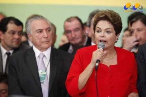Dilma Rousseff (PT) e Michel Temer (PMDB) disseram ser brancos. Foto: reprodução/PMDB