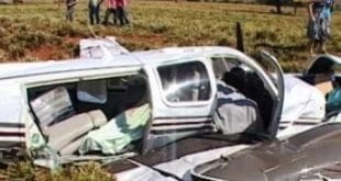 Três pessoas morreram após a queda de um bimotor na tarde desta segunda-feira (10) em Almenara, região do Vale do Jequitinhonha