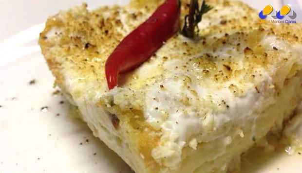 Que tal aprender a fazer uma lasanha diferente, com recheio de bacalhau?!