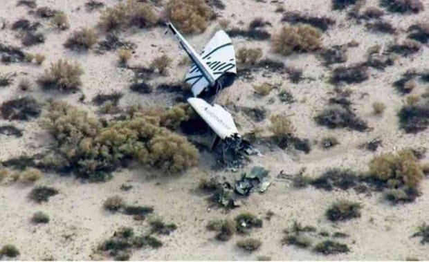 Nave SpaceShipTwo, da Virgin Galactic, sofreu uma "anomalia em voo" nesta sexta-feira. Anomalia envolveu uma grande explosão e a queda da nave