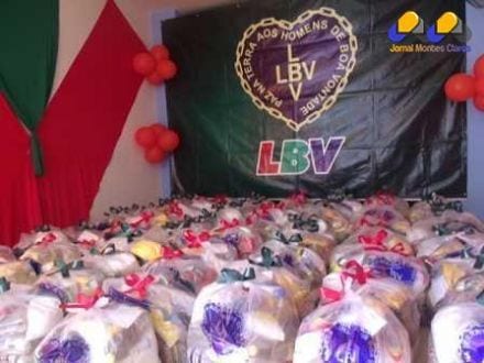 Montes Claros - LBV realiza Natal digno para famílias de Montes Claros