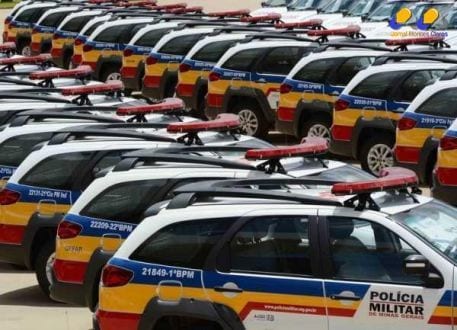 MG - As polícias Civil e Militar de Minas Gerais receberão 107 novas viaturas até o fim da próxima semana