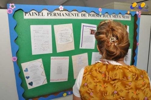 Montes Claros - Painel Juca Neto recebe obras de Patrícia Giseli