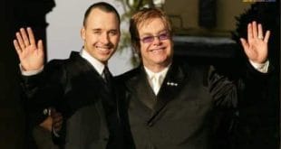 Elton John se casa com David Furnish