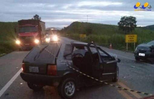 MG - Acidente deixa um morto e quatro feridos em Governador Valadares